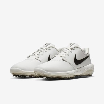 Nike Roshe G Tour - Férfi Golf Cipő - Fehér/Fekete/Fekete